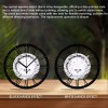 25cm Round Iron Wall Clock with a Celestial Motif and