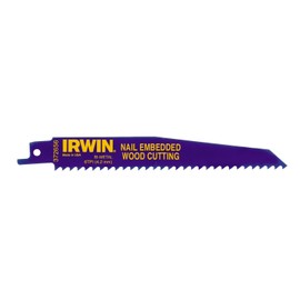 Irwin 10504160 Sabre Saw Blades Nail Embeded Wood Cut (Pack of 5)