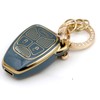 for Jeep Key fob Cover (3B-White Gray)