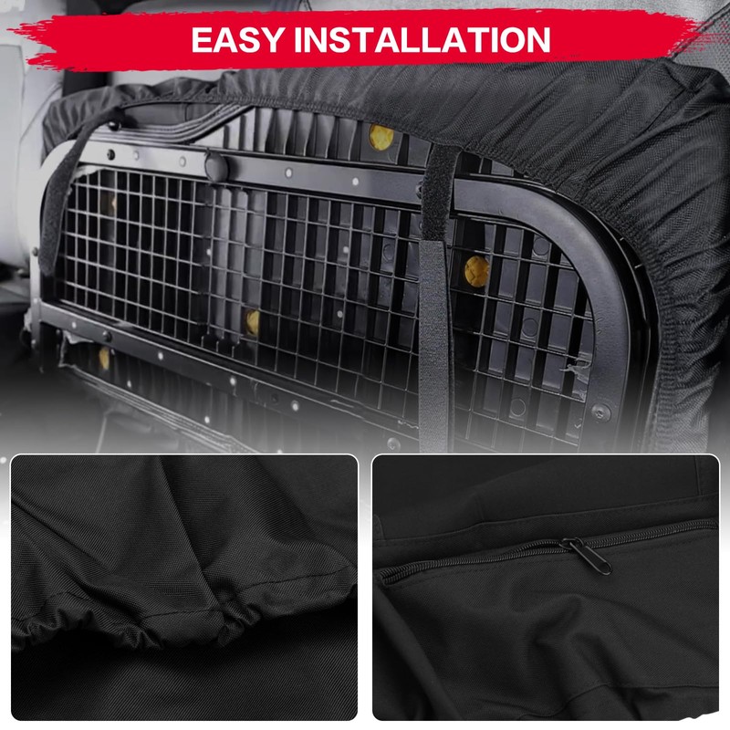 smotrcc Mule 610 Seat Cover - Waterproof PU Coatin Compatible