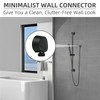 A725 Matte Black Handheld Shower Wall Connector – Drop Ell