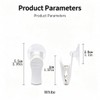 (4 Pack) Suction Cup Hook Clips - Multi-Purpose Non-Trace Wall-Sticking