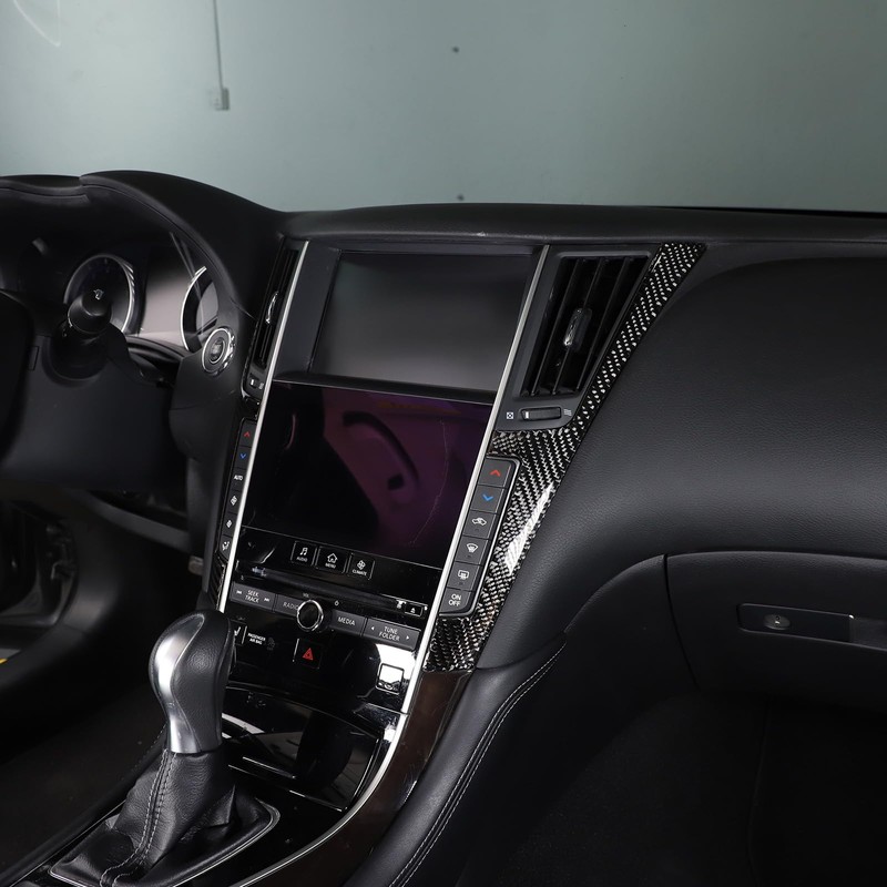 Car Center Console Multimedia Control Panel Sticker Compatible with Infiniti