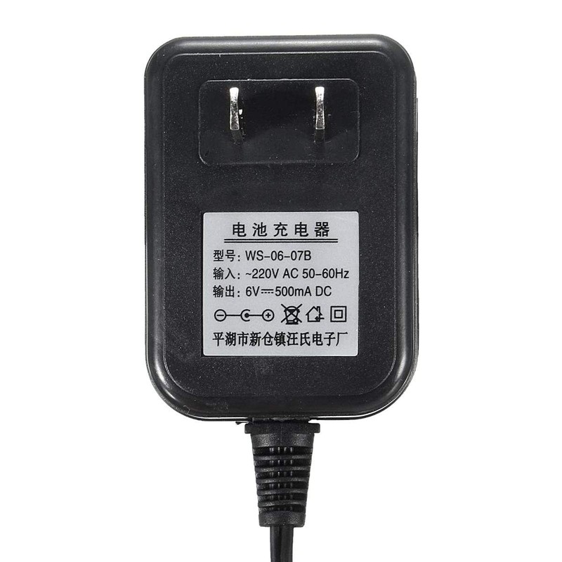 GOZAR 6V 700mA Adapter Charger For Kids Toy Ride on