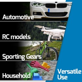 WEP 960-IV Plastic Welder Kit with Power Switch, accessories include 3 Copper Tips, 40 Plastic Rods, 5 Sandpapers, Steel Mesh for Car Bumper, Dashboard, Plastic Fuel Tank Repair