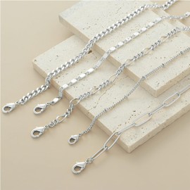 Wnddle 5 Pieces Chain Bracelets for Women, Chain Bracelets Set for Women, Stainless Steel Bracelets Set for Women, Silver Gold Bracelet, Adjustable, Link Bracelet, Jewellery Gift for Girls, Girlfriend