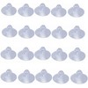 TANGMENGXI 20PCS 18mm/0.7" Furniture Desk Glass Transparent Anti-Collision Suction Cups