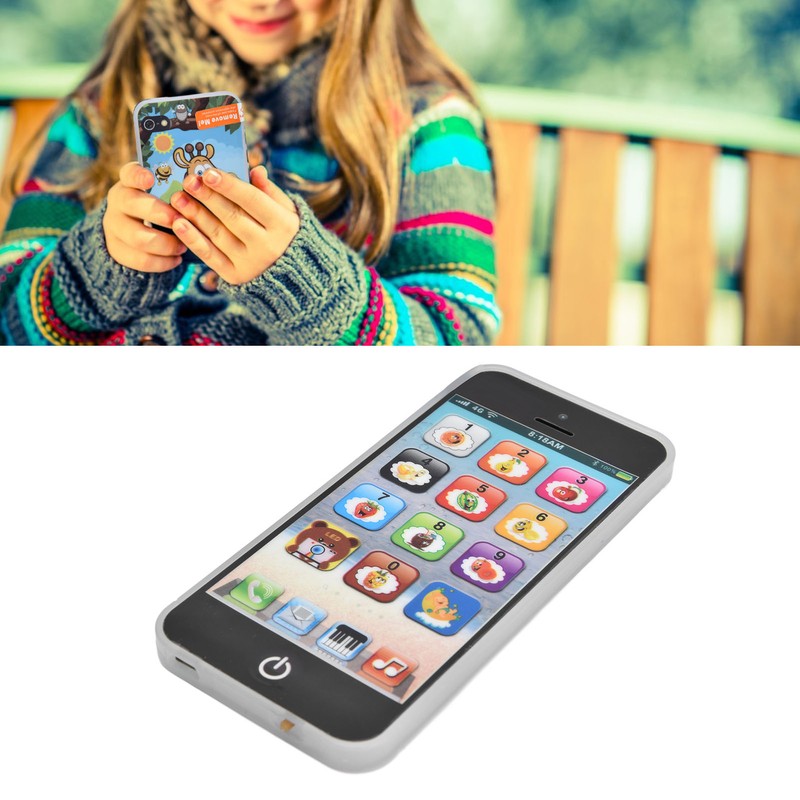 Children Mobile Phone Toy USB Charging Volume Adjustment Function LED