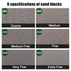 LICQIC Sanding Blocks, Sanding Sponges with 6 Grits-60/80/100/120/180/220, Wet and