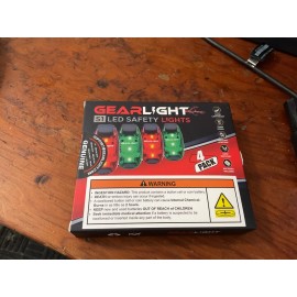 GEARLIGHT 4-Pack LED Safety Lights - Batteries Included (S1361)