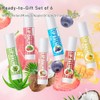 6 Pack Fruit Lip Balm Set - Vitamin E Enriched