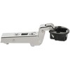 Blum 75T4300 CLIP Top Inset Screw-On Glass Cabinet Door Hinge with 94-Degree Opening Angle and Self Close Function