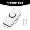Wired Doorbell Button – Weatherproof Wall-Mounted Push Button with 2