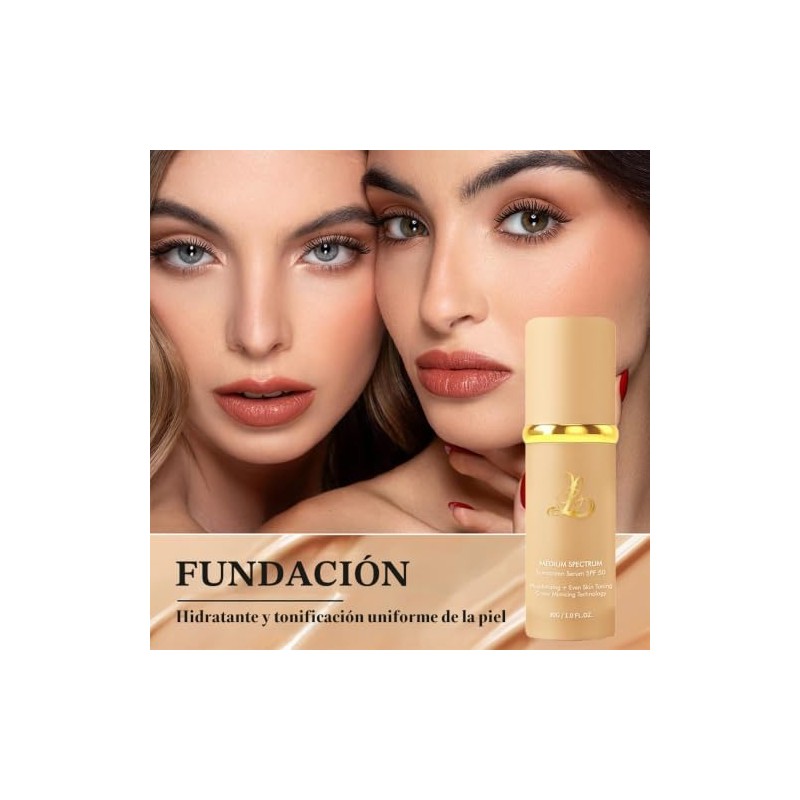 BASE DE MAQUILLAJE VERSÁTIL 4 EN 1: Base de maquillaje