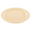 GET DP-509-T Melamine Round Dinner Plates, 9", Tan (Set of