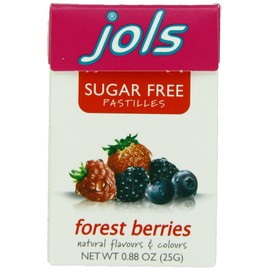 Jols Sugar Free Pastilles, Forest Berry, 0.88-Ounce Boxes (Pack of 12)