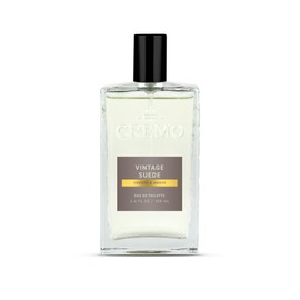 Cremo Cologne For Men - Vintage Suede Mens Cologne Spray, A Combination of White Moss, Rich Amber, and Smooth Suede, Multi-Layered Signature Men's Fragrances, 3.4 Fl Oz