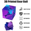 Gear Ball 3D Printed Fidget Toy, Spin Ball or Cube