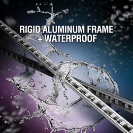 OPT7 Aura DreamColor Underglow Chasing Lights for Truck with Remote Control, Waterproof Rigid Aluminum LED Light Bar, Exterior Neon Accent Underbody RGB-IC Light Kit, Multi Colors Music Mode, 12V