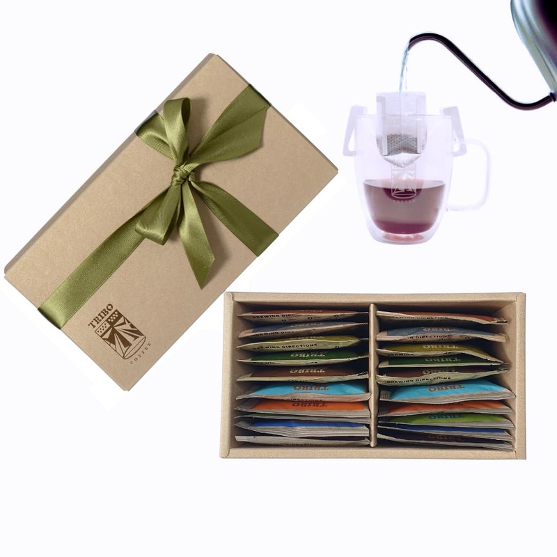 TRIBO COFFEE Single-Serve Portable Pour Over Drip Coffee - Discovery