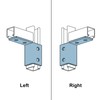 Fanmao 4 Pcs 90 Degree Wing Shaped Fittings for 1‑5/8"