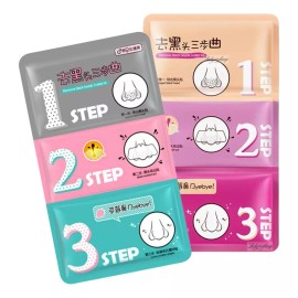 Mafab Bioaqua 3 Pasos Rosa Remueve Puntos Negros Tiras Nasales