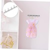 Alasum 2pcs Miniature Dollhouse Wall Hooks for Hanging Keys &