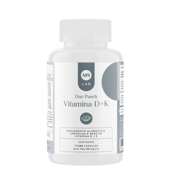 MW Labs |Vitamina D3 + K2 Duo Punch | 120