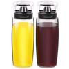 Aminno Oil and Vinegar Dispenser 2 Pack, Olive Oil and
