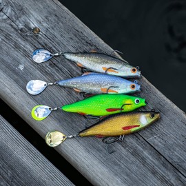 Berkley Pulse Realistic Roach Flash – Angelköder aus weichem Gummi mit Spinnerblattschwanz und rasiermesserscharfen Haken. Spinnköder zum Angeln auf Barsch, Zander und Hecht.