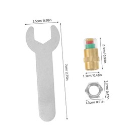 ULTECHNOVO 4pcs Tire Pressure Monitor Car Valve Stem Cap Sensor Indicator Pressure Monitor Tire Valve Stem Caps for Cars Trucks