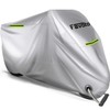 Favoto Motorcycle Cover, Thick, One-touch Buckle, Front and Rear Included,