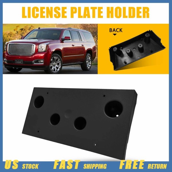 Unbranded Front License Plate Frame Holder for 2015-2019 GMC Yukon
