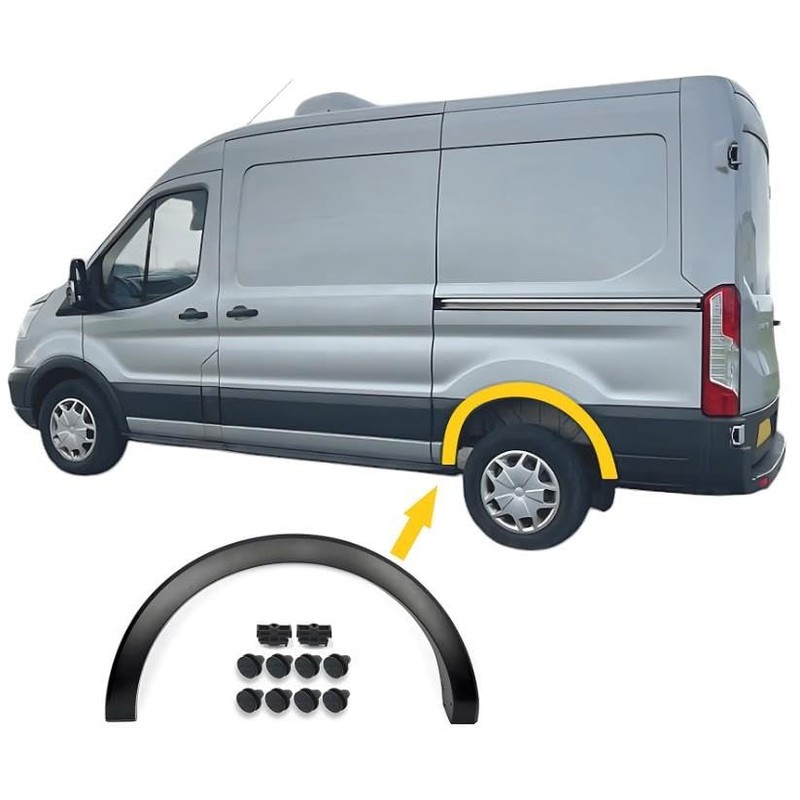 appRUN Wheel Arch Trim Moulding Rear Left For FORD Transit