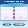 Deqing warm Nurse Essentials Report Notebook for Work,Nursing Report Sheets