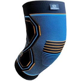 HYRS Rodillera Elástica Antideslizante Compresión Ejercicio Unisex Azul TCH
