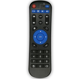 Amiroko Remote Control Replacement Compatible with Android TV Box T95, T95 MAX, T95Z Plus, T95K T95V T95U T95W Pro, T95 X2, Qbox, Q Plus, X96, H96, MX1, MX10, T9, TX3, TX6, H50, X88, HK1 Android Box