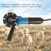 VISLONE Zinc Alloy Livestock Hoof Trimming Disc Plate With 7