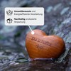 Schwabenholz® Worry Stone Heart Made of Wood – Du schaffst