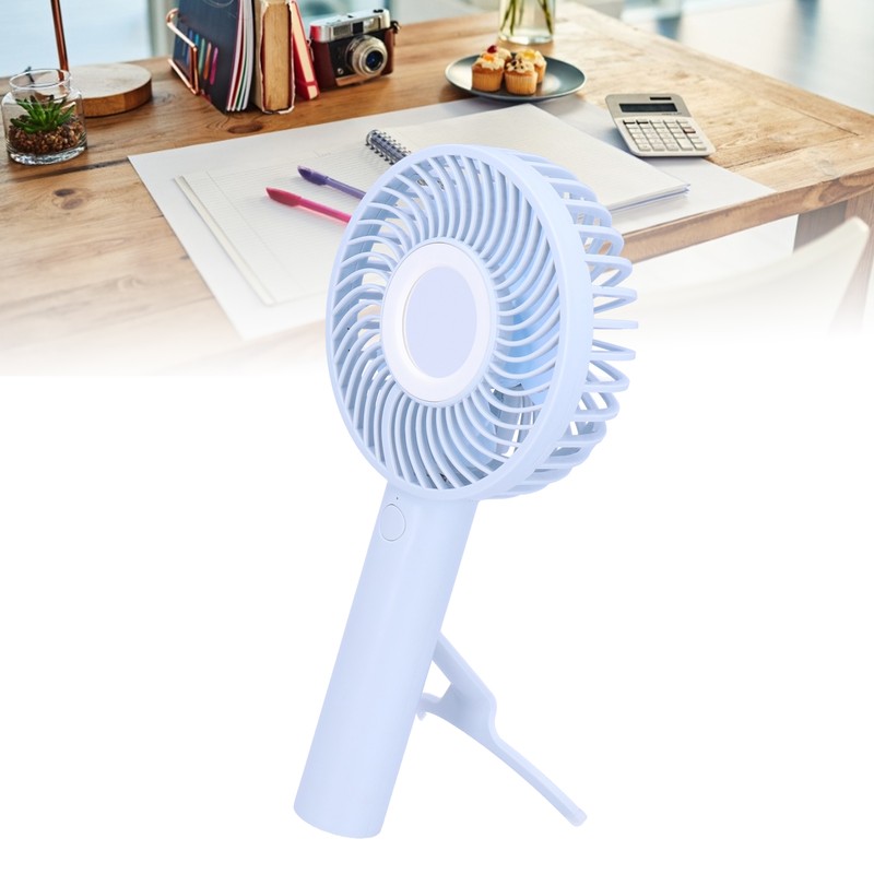 MultiFunctional Mini Fan USB Rechargeable Handheld Fan with Cosmetic Mirror