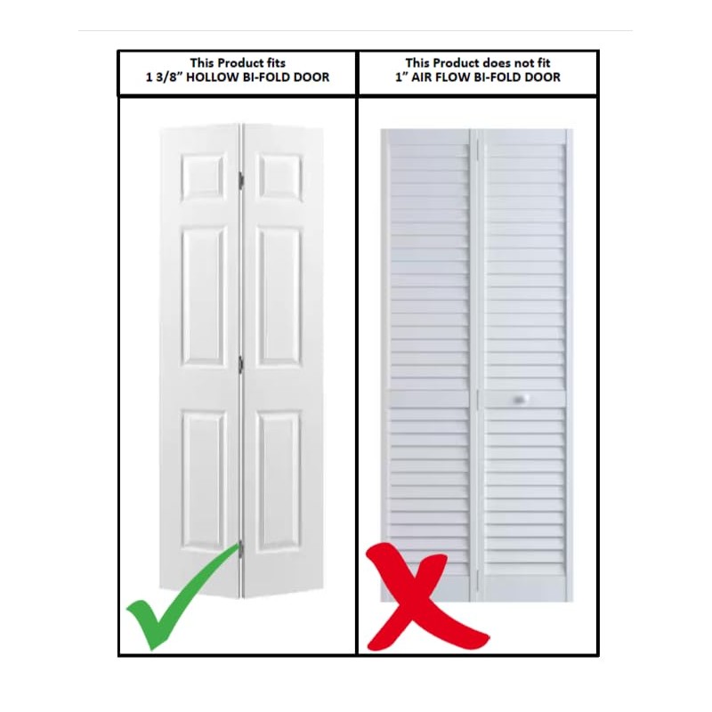 Hardware Repair Kit for Bi-Fold Door, Includs Bushing Adaptable for