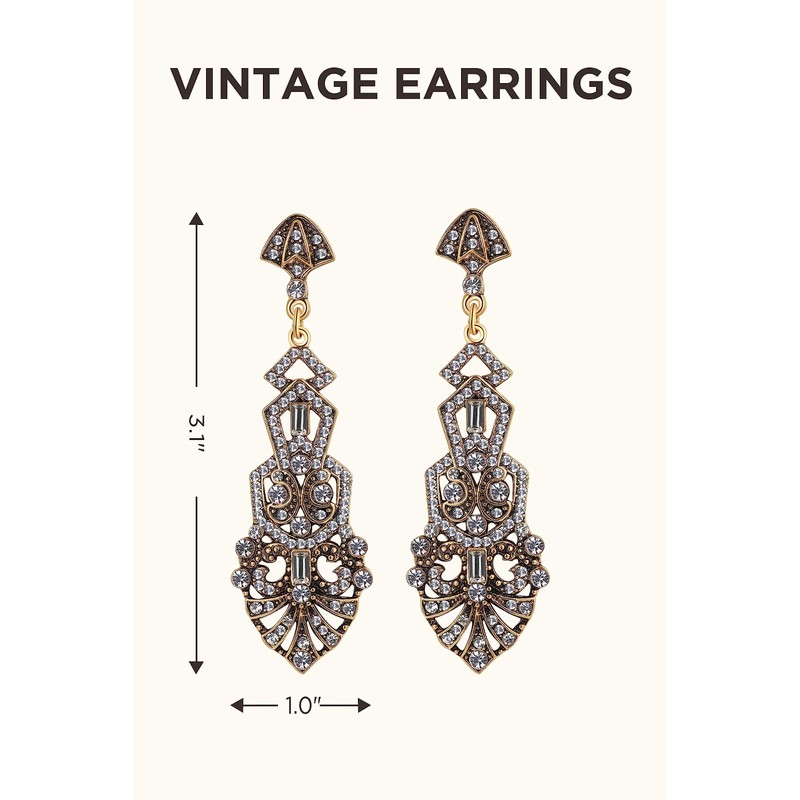 BABEYOND 1920s Accessories Set Women's Gatsby Costume Accessory Set Including