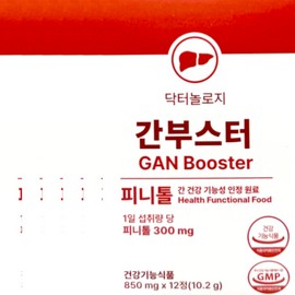 Doctorology Dr.nology Liver Booster Pinitol 850mg x 12 tablets x 6 boxes, 72-day supply / 닥터놀로지 간 부스터 피니톨 850mg x 12정 x 6박스 72일분
