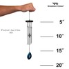 Woodstock Agate Chime - Blue Agate Chime, Agate, Feng Shui,