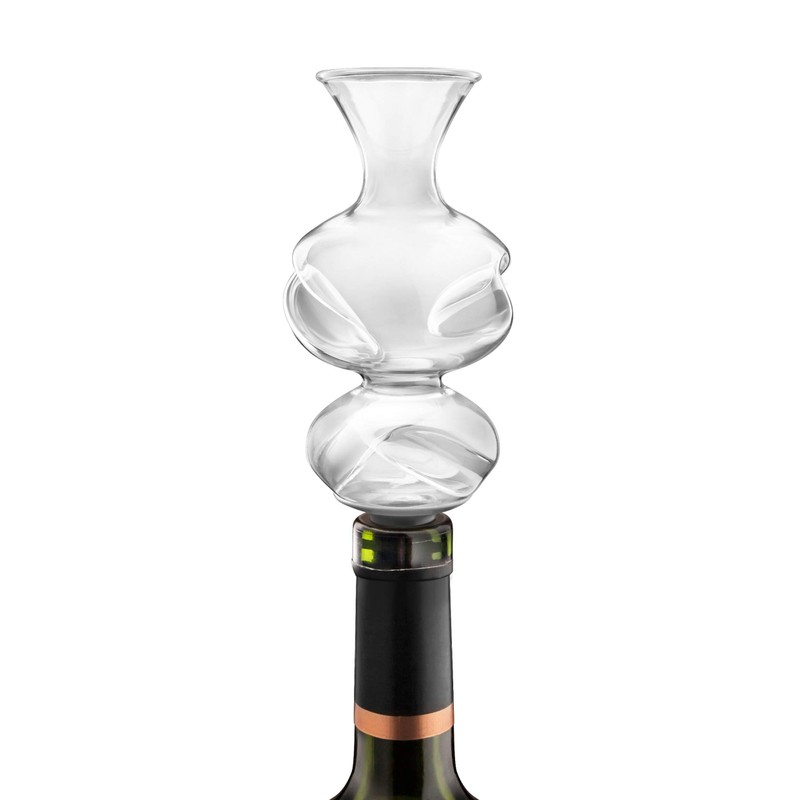 Final Touch Conundrum Wine Aerator for Wine Bottles (WA80)