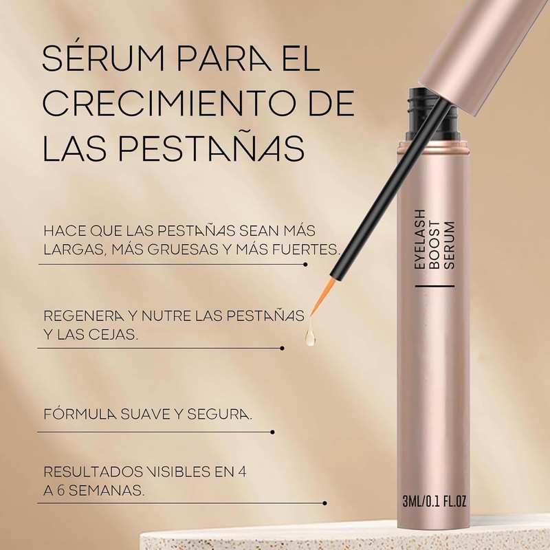 Serum de pestañas vegano SADOWAY 3 ml – Keratina, Vitamina