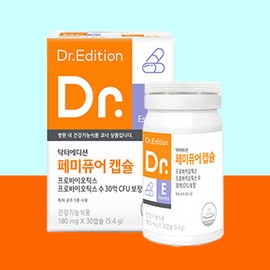 Doctor Edition Femipure Capsule 180mg x 30 capsules Vaginal Lactobacillus / 닥터 에디션 페미퓨어 캡슐 180mg x 30캡슐 질 유래 유산균