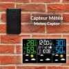 FISHTEC Weather Station LCD Colours with Wireless Outdoor Sensor -
