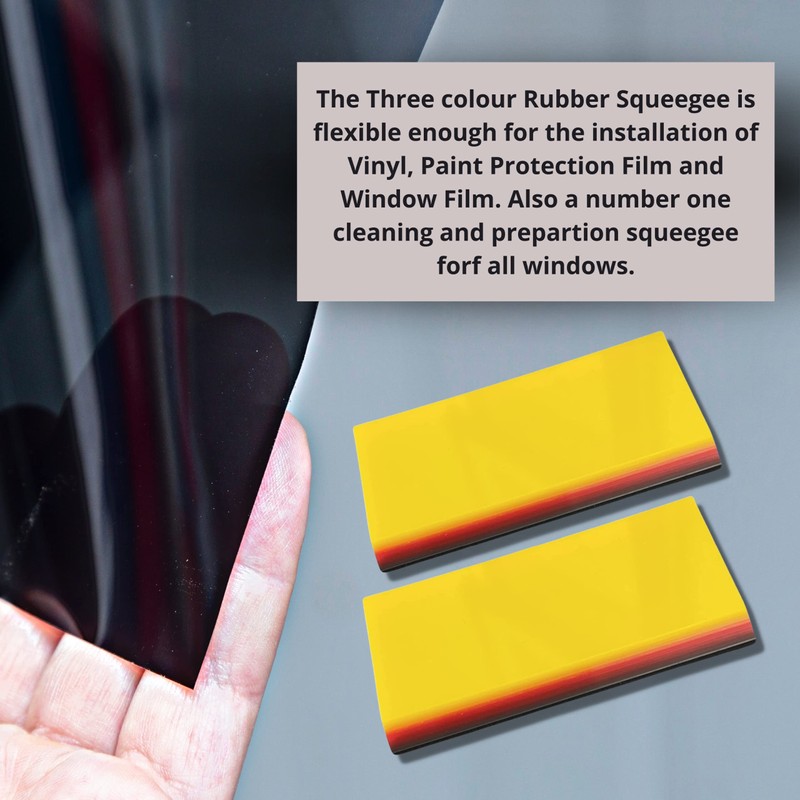 PPF&Tints Soft & Medium Rubber Squeegee for Protective Film Install