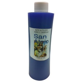 Original Botanica Saint Alejo Bath and Floor Wash Spiritual Cleansing Negative Energy Protection Herb Purification, for Protection from Enemies, 8oz